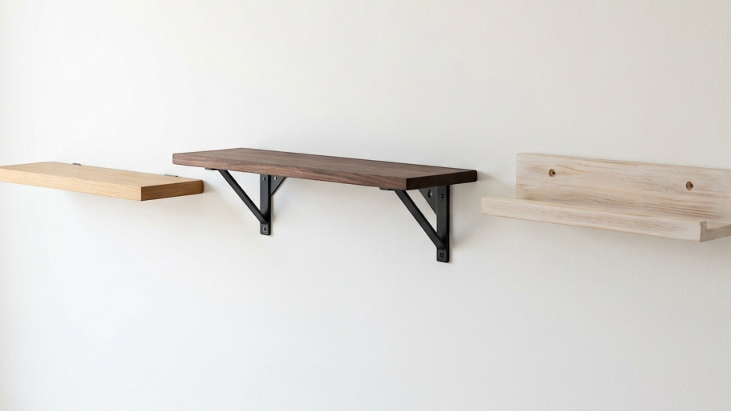 Ndwkv Wall-Mounted Wooden Shelves